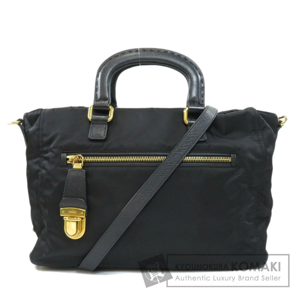 Prada Tessuto 2Way Shoulder Bag Black